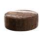 Hocker Elle rund Chenille mocha ø100 cm