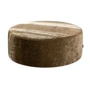 Bronx71 Hocker Elle rund Chenille olivgrün ø100 cm
