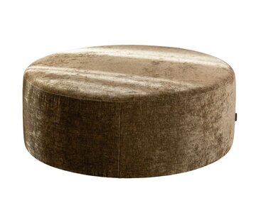 Bronx71 Hocker Elle rund Chenille olivgrün ø100 cm