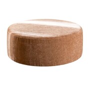 Bronx71 Hocker Elle rund Chenille peach Ø100 cm
