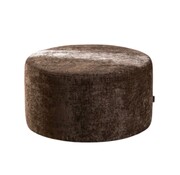 Bronx71 Hocker Elle rund Chenille mocha ø70 cm
