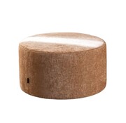 Bronx71 Hocker Elle rund Chenille peach ø70 cm