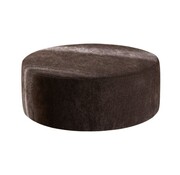 Bronx71 Hocker Blair rund Chenille braun ø100 cm