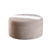 Bronx71 Hocker Blair rund Chenille beige ø70 cm
