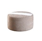 Hocker Blair rund Chenille beige ø70 cm