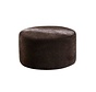 Hocker Blair rund Chenille braun ø70 cm