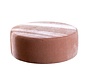 Hocker Chloe rund Chenille rosa ø100 cm
