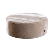 Bronx71 Hocker Chloe rund Chenille taupe ø100 cm