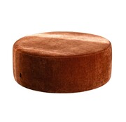 Bronx71 Hocker Chloe rund Chenille terrakotta ø100 cm