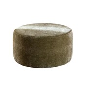 Bronx71 Hocker Chloe rund Chenille grün ø70 cm