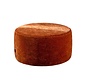 Hocker Chloe rund Chenille terrakotta ø70 cm