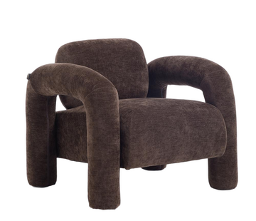 Bronx71 Sessel Tess Samt braun
