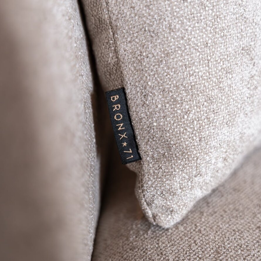 Kissen Maya Chenille beige 45 x 45