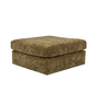 Hocker Kyle Chenille olive grün