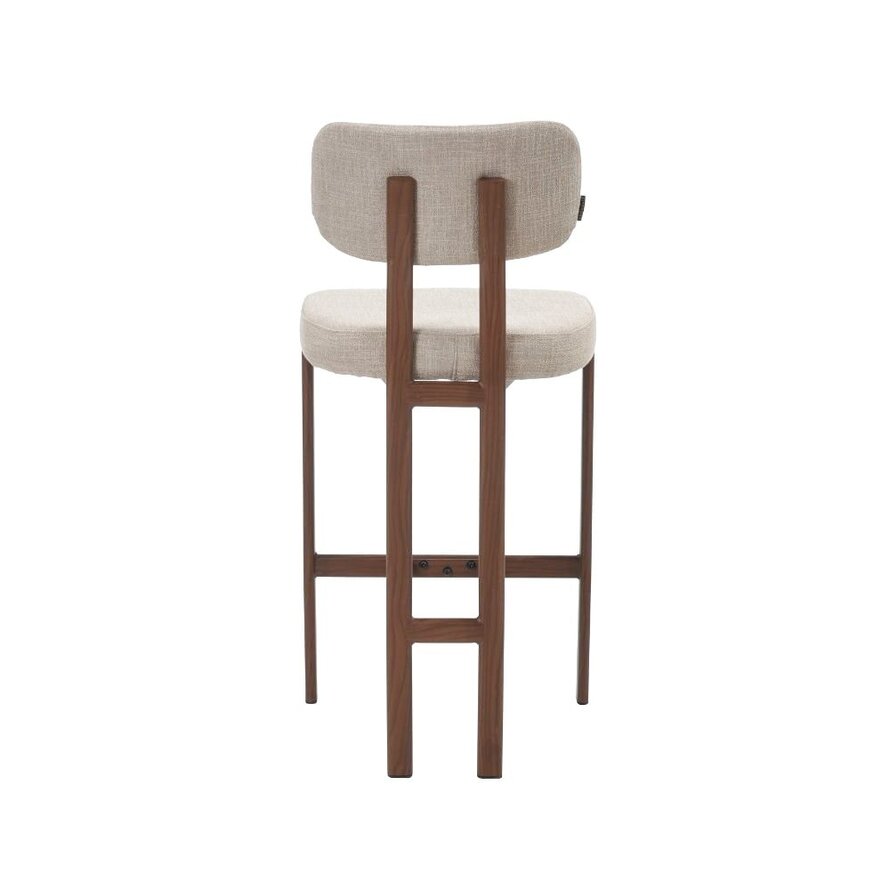 Barhocker Nori Leinen taupe 70 cm