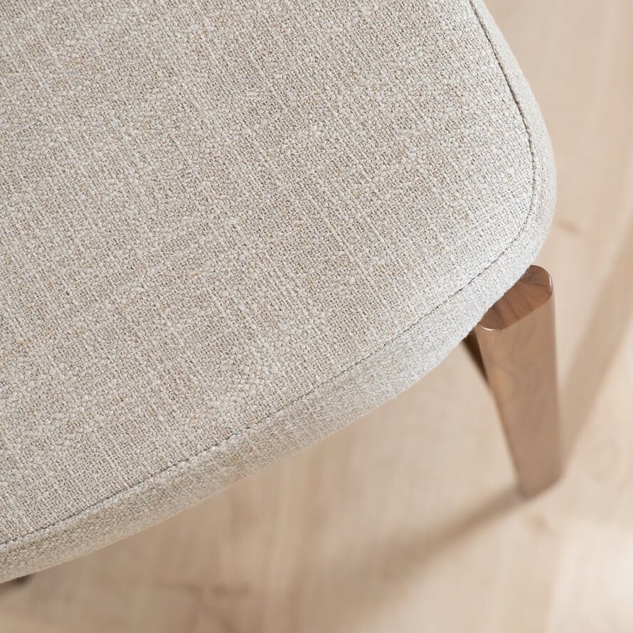 Barhocker Nori Leinen taupe 70 cm