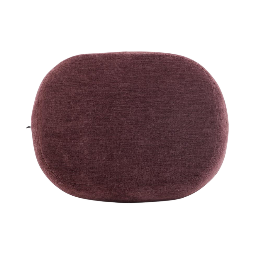 Sessel mit Hocker Emma Samt lila