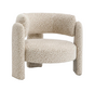 Sessel Jolie Samt taupe Leo-Print
