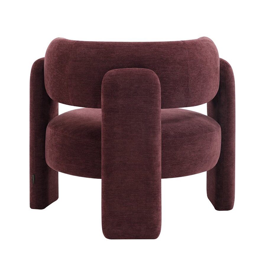 Sessel Jolie Samt lila