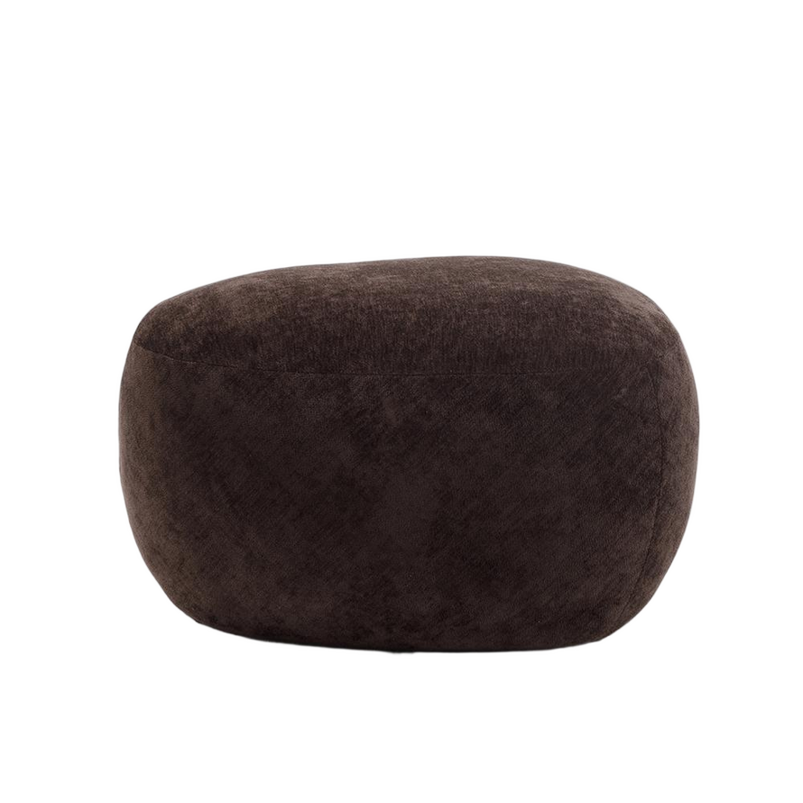 Hocker Fenna Samt braun