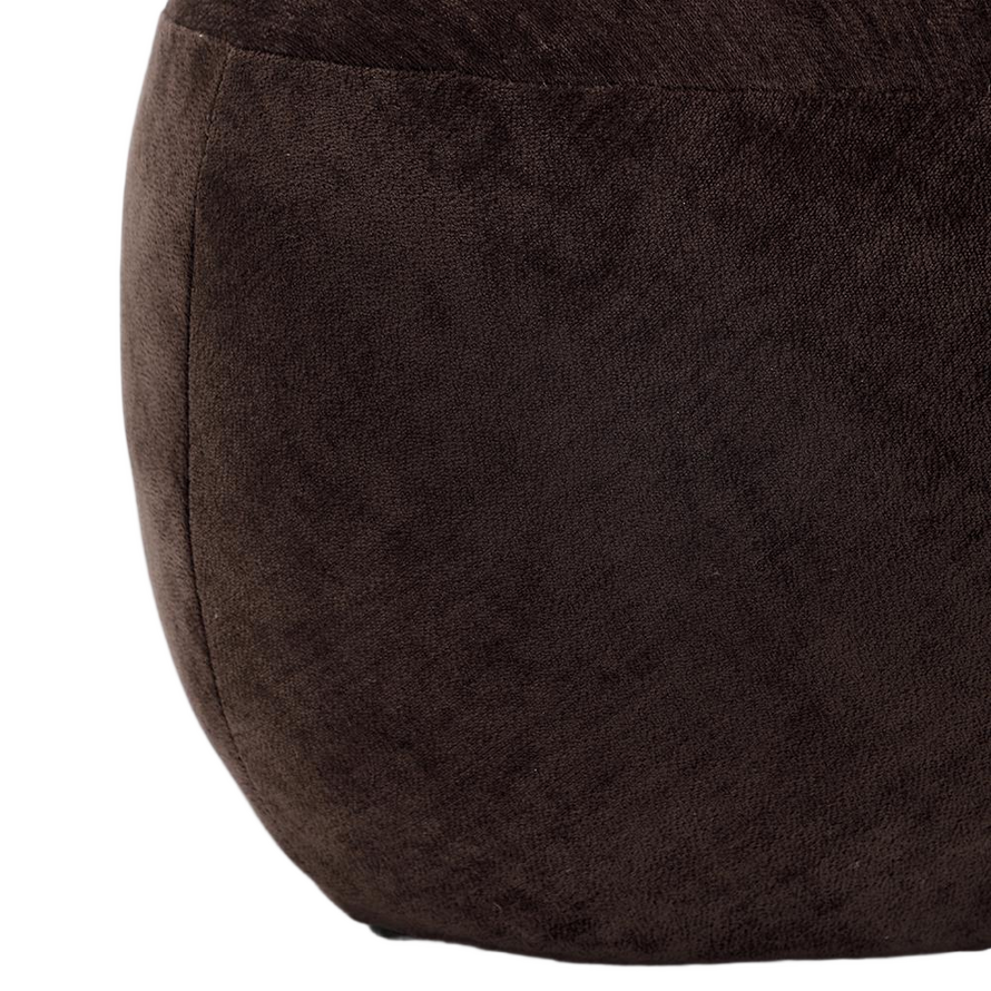 Hocker Fenna Samt braun