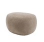 Hocker Fenna Samt beige