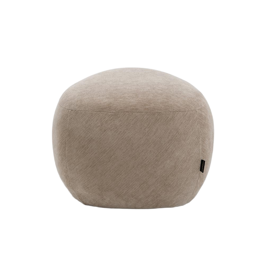 Hocker Fenna Samt beige