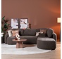 Ecksofa Vienna Chenille braun rechts