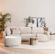 Bronx71 Ecksofa Vienna Chenille beige links