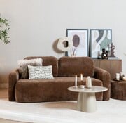Bronx71 2,5-Sitzer Sofa Vienna Chenille chocolate brown