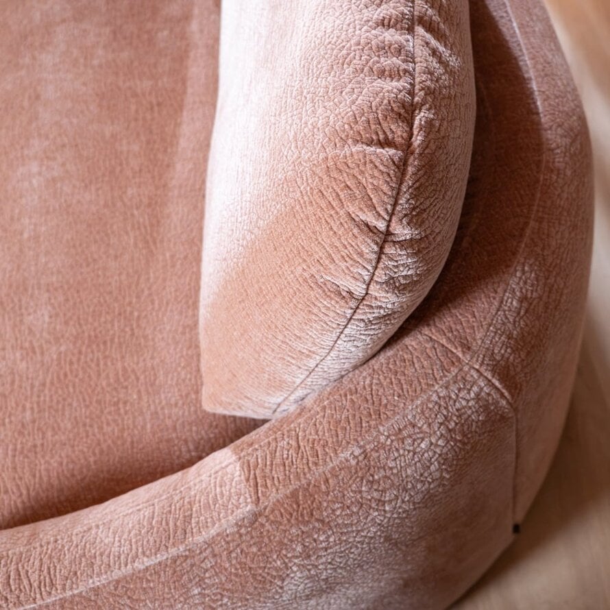 2,5-Sitzer Sofa Vienna Chenille rosa