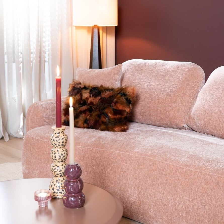 2,5-Sitzer Sofa Vienna Chenille rosa