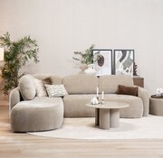 Bronx71 Ecksofa Vienna Chenille taupe links