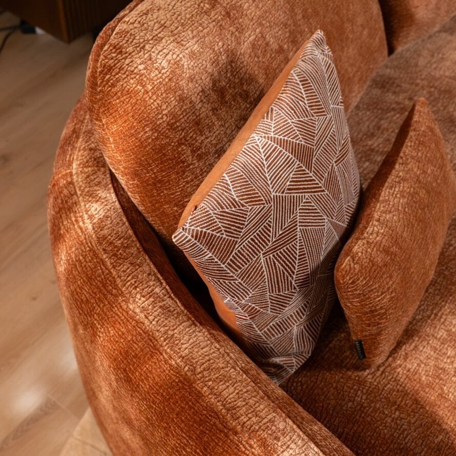 2,5-Sitzer Sofa Vienna Chenille terrakotta