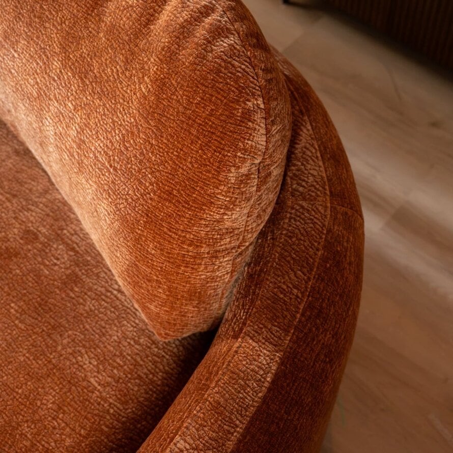 2,5-Sitzer Sofa Vienna Chenille terrakotta