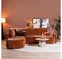 Ecksofa Vienna Chenille terrakotta links