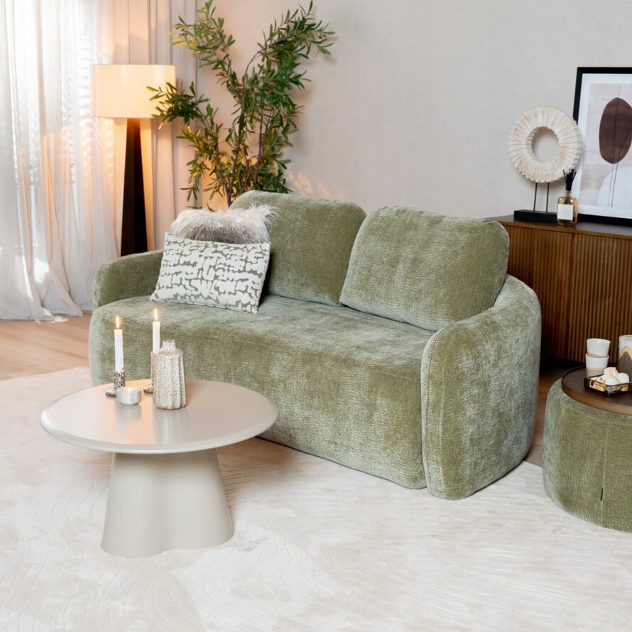 2,5-Sitzer Sofa Vienna Chenille grün