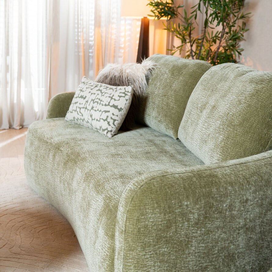 2,5-Sitzer Sofa Vienna Chenille grün
