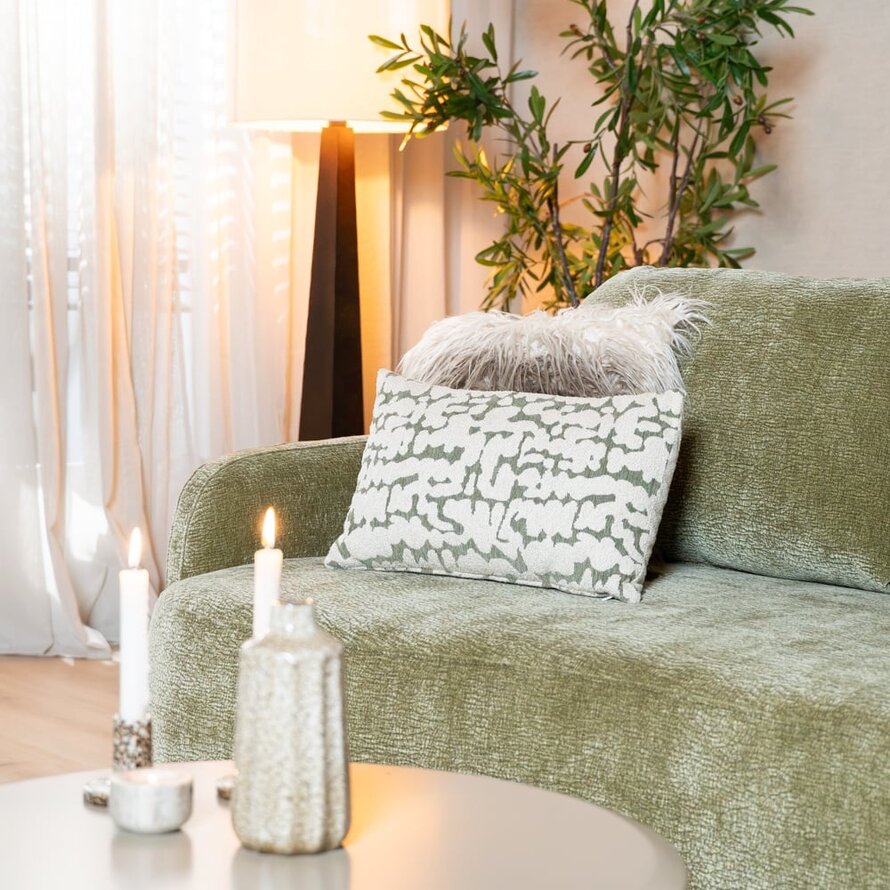 2,5-Sitzer Sofa Vienna Chenille grün