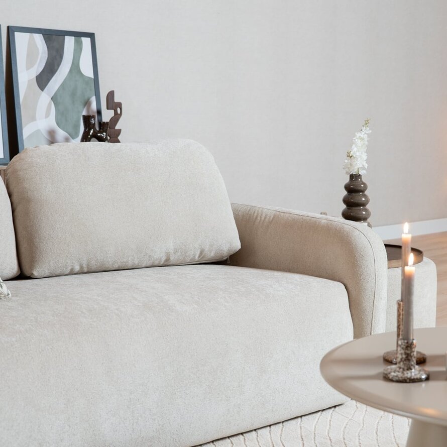2,5-Sitzer Sofa Vienna Chenille beige