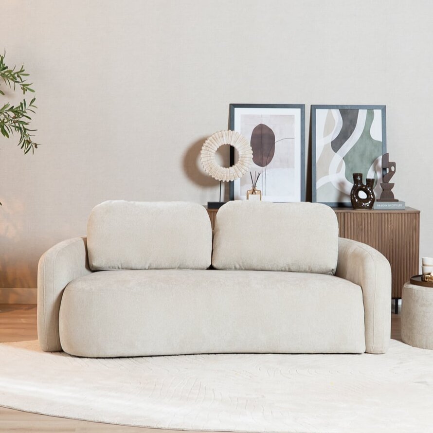2,5-Sitzer Sofa Vienna Chenille beige
