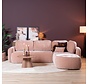 Ecksofa Vienna Chenille rosa rechts