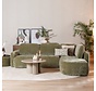 Ecksofa Vienna Chenille grün rechts