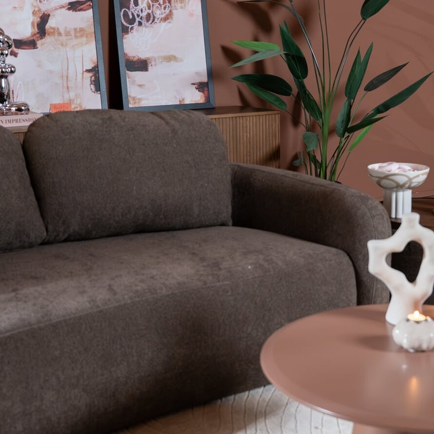 2,5-Sitzer Sofa Vienna Chenille braun