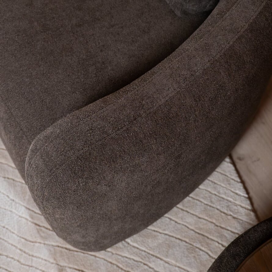 2,5-Sitzer Sofa Vienna Chenille braun