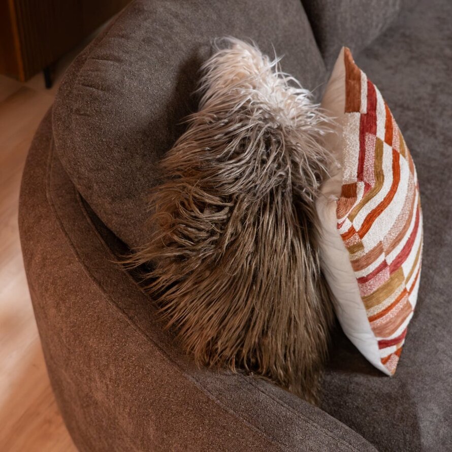 2,5-Sitzer Sofa Vienna Chenille braun