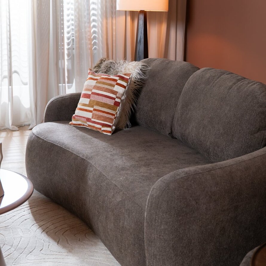 2,5-Sitzer Sofa Vienna Chenille braun