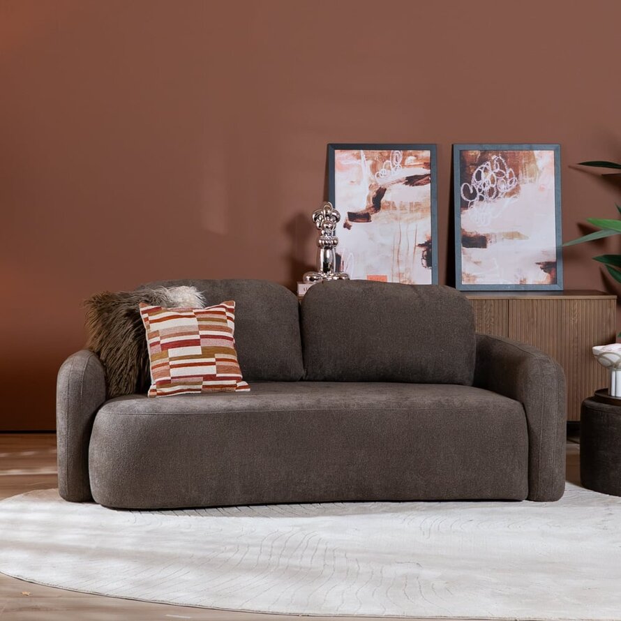 2,5-Sitzer Sofa Vienna Chenille braun