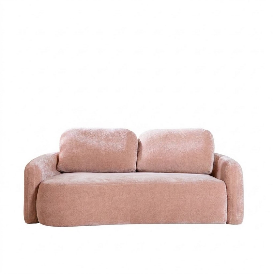 2,5-Sitzer Sofa Vienna Chenille rosa