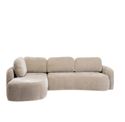 Bronx71 Ecksofa Vienna Chenille taupe links